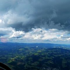 Flugwegposition um 12:09:04: Aufgenommen in der Nähe von Gemeinde Naintsch, Österreich in 2120 Meter